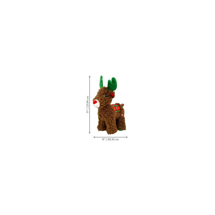 Elan de Noël KONG - Taille unique (KONG Holiday Sherps Reindeer)