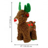 Elan de Noël KONG - Taille unique (KONG Holiday Sherps Reindeer)
