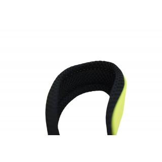 Laisse Animalin® PVC – Mousq. noir – 150 cm – 2 larg./Jaune fluo