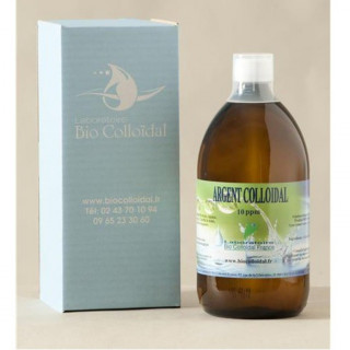 Argent Colloïdal 10 ppm – Application externe (500 ml)