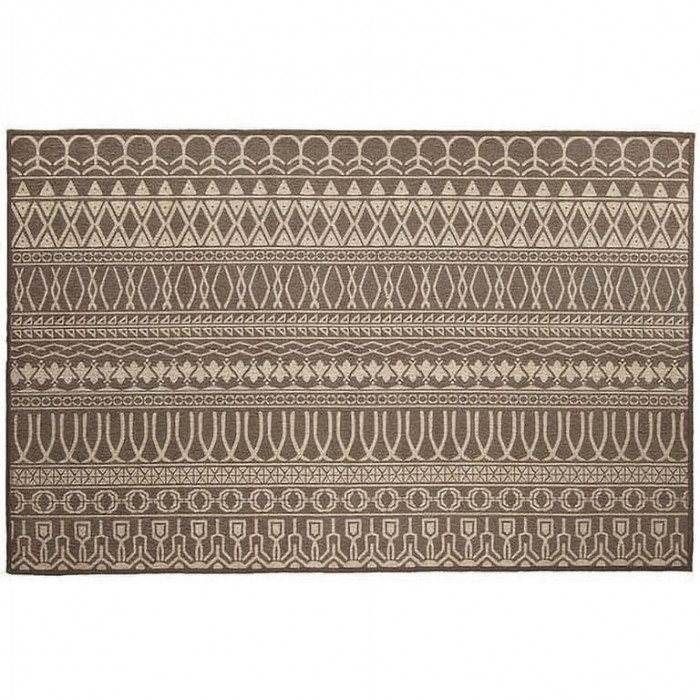 Tapis de maison pratique, lavable, anti-taches – Dim. 150 x 210 cm (Cadiz Expresso Area Rug)