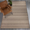 Tapis de maison pratique, lavable, anti-taches – Dim. 150 x 210 cm (Cadiz Expresso Area Rug)
