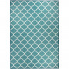 -35% Tapis de maison pratique, lavable, anti-taches – Dim. 150 x 210 cm (Moroccan Teal Area Rug)