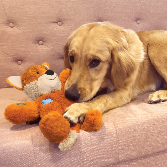 Renard en peluche – Taille S/M (KONG Wild Knots)