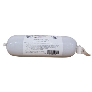Saucisse 100 % naturelle Poulet/Riz – Viande 1re qualité (Meat For A Day 500g)