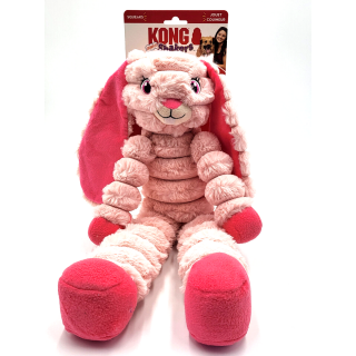 KONG Holiday Shakers Crumples Lapin rose - Taille XL