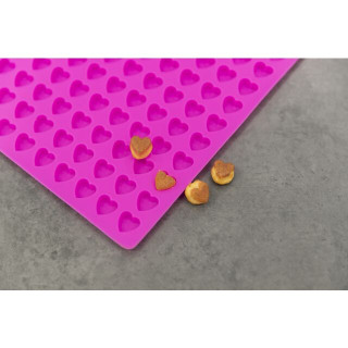 Tapis de cuisson Cœurs Rose (38 × 28 cm)