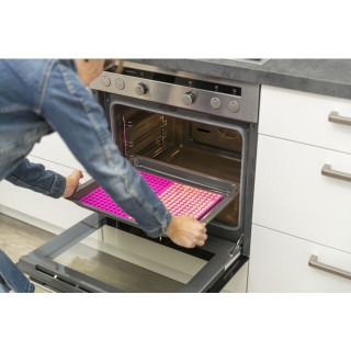Tapis de cuisson Cœurs Rose (38 × 28 cm)