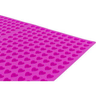 Tapis de cuisson Cœurs Rose (38 × 28 cm)