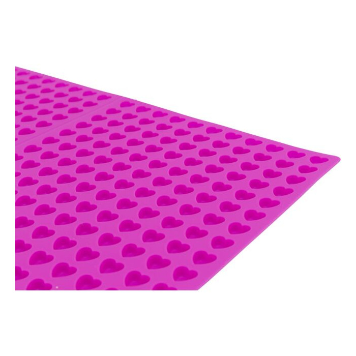 Tapis de cuisson Cœurs Rose (38 × 28 cm)