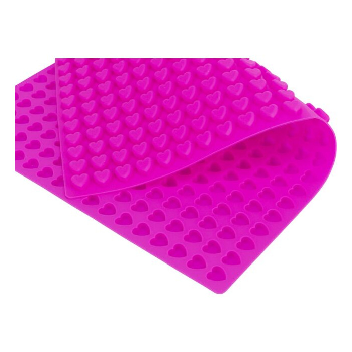 Tapis de cuisson Cœurs Rose (38 × 28 cm)