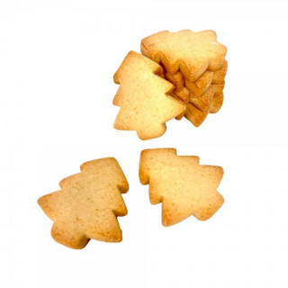 Spécial fêtes – Biscuits Arbre de Noël en Pâte sablée (Boîte en Métal - 140 g)
