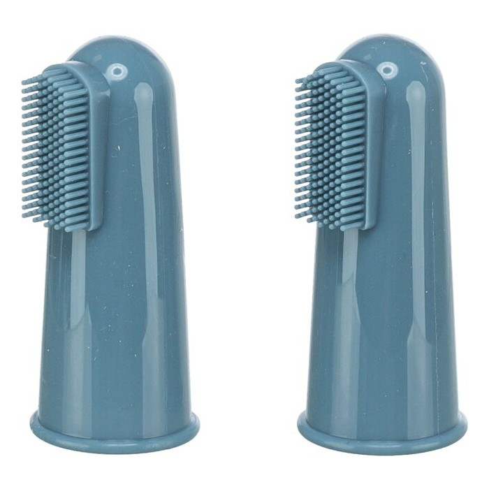 Doigtier Brosse pour chiens et chats (Set de 2)