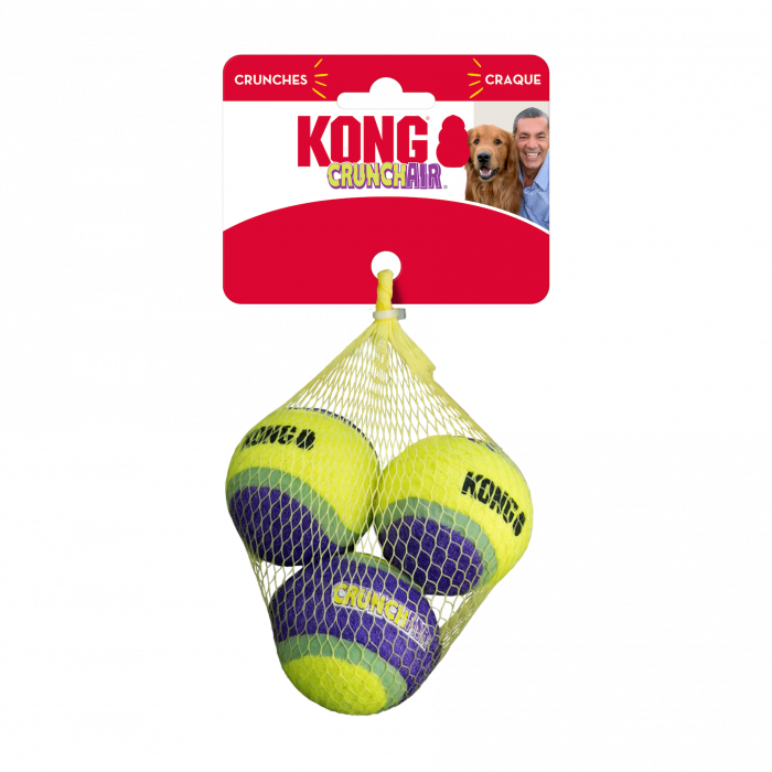 Balles de tennis “KONG Crunch Air” - Lot de 3 - Standard 6 cm