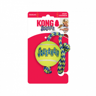 Balle de tennis “KONG SqueakAir®” (avec corde)