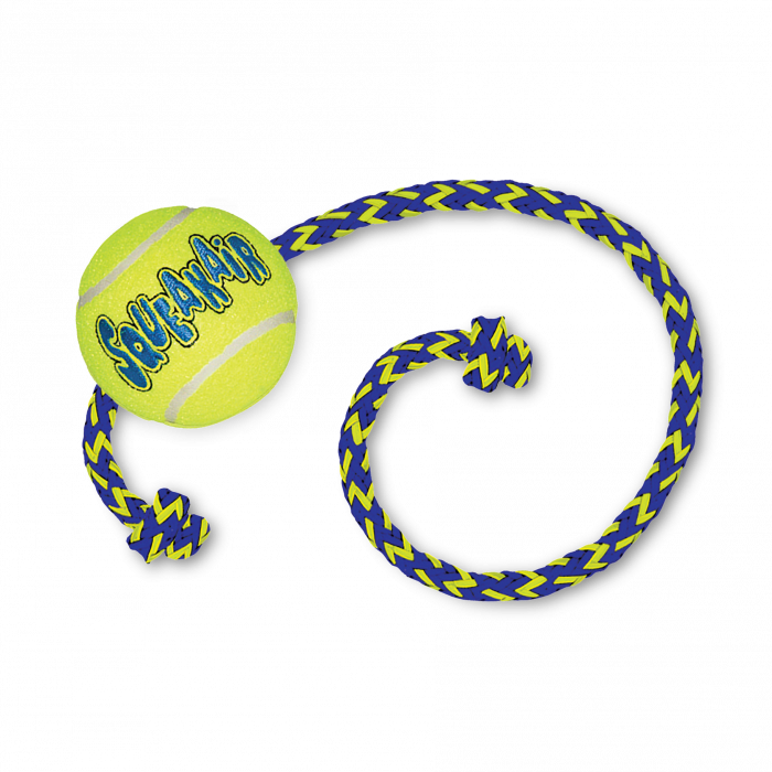 Balle de tennis “KONG SqueakAir®” (avec corde)