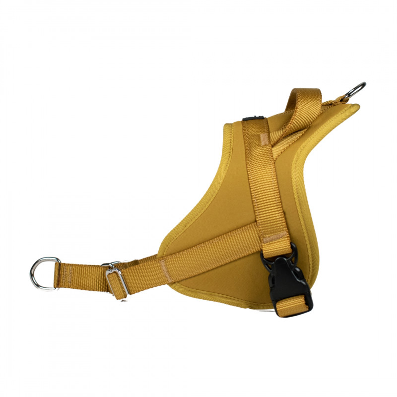Automne Ocre jaune – 4 tailles – Harnais de marche en laisse