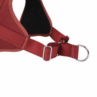 Automne Bordeaux – 5 tailles – Harnais de marche en laisse