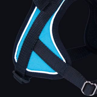 Reflex Bleu – 5 tailles – Harnais de marche en laisse