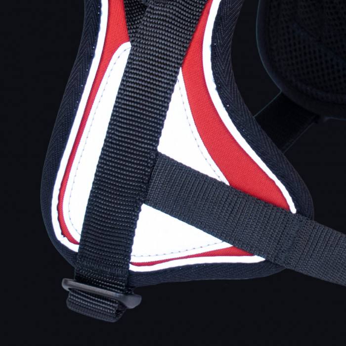 Reflex Rouge – 5 tailles – Harnais de marche en laisse