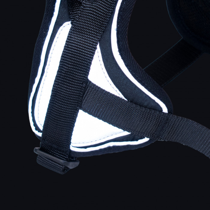 Harnais Animalin® REFLEX Noir – 5 tailles de S à XXL