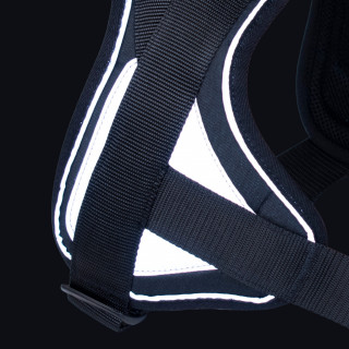 Harnais Animalin® REFLEX Noir – 5 tailles de S à XXL