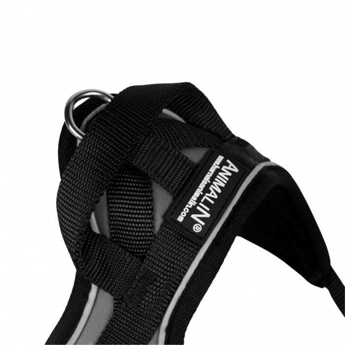 Reflex Gris – 5 tailles – Harnais de marche en laisse
