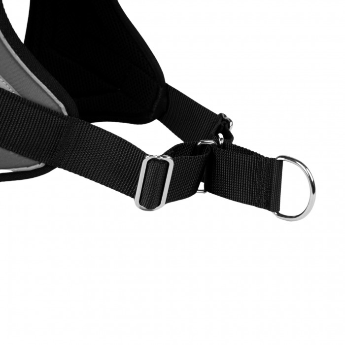 Reflex Gris – 5 tailles – Harnais de marche en laisse