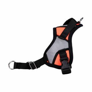 Reflex Plus Orange fluo – 5 tailles – Harnais de marche en laisse