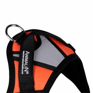 Reflex Plus Orange fluo – 5 tailles – Harnais de marche en laisse