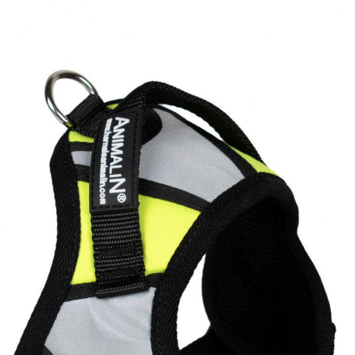 Harnais Animalin® REFLEX PLUS Jaune fluo – de S à XXL