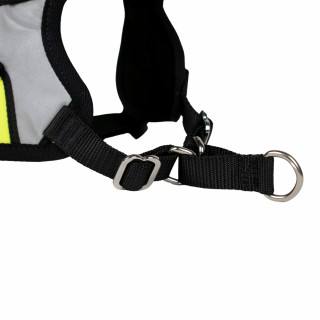 Reflex Plus Jaune fluo – 5 tailles – Harnais de marche en laisse