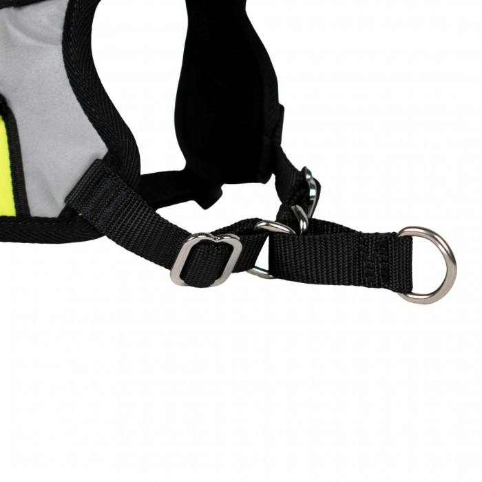 Reflex Plus Jaune fluo – 5 tailles – Harnais de marche en laisse