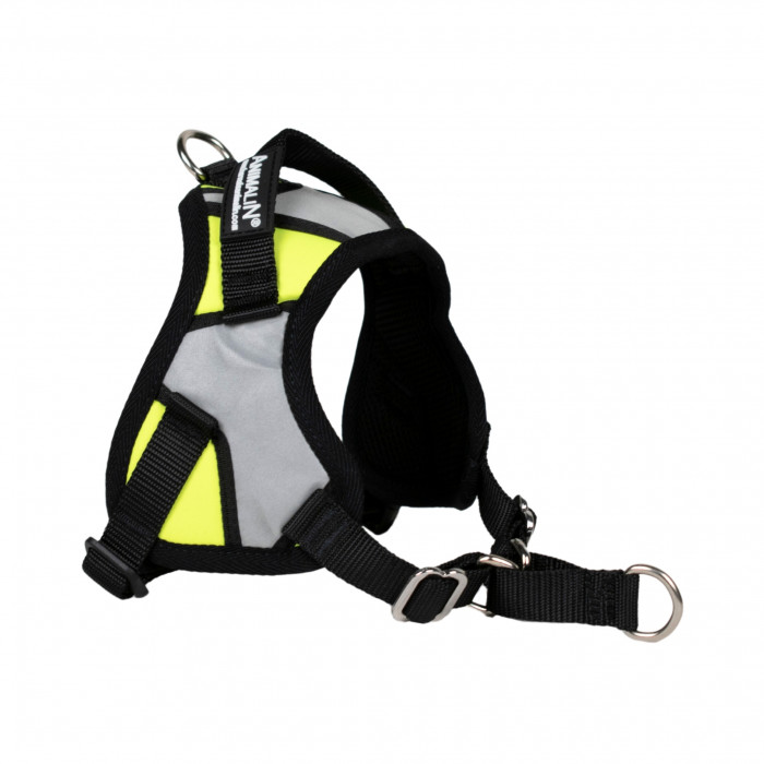 Harnais Animalin® REFLEX PLUS Jaune fluo – de S à XXL
