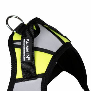 Reflex Plus Jaune fluo – 5 tailles – Harnais de marche en laisse
