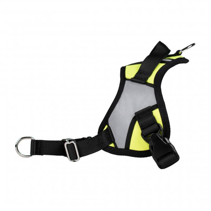 Reflex Plus Jaune fluo – 5 tailles – Harnais de marche en laisse
