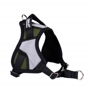 Reflex Plus Vert Kaki – 5 tailles – Harnais de marche en laisse
