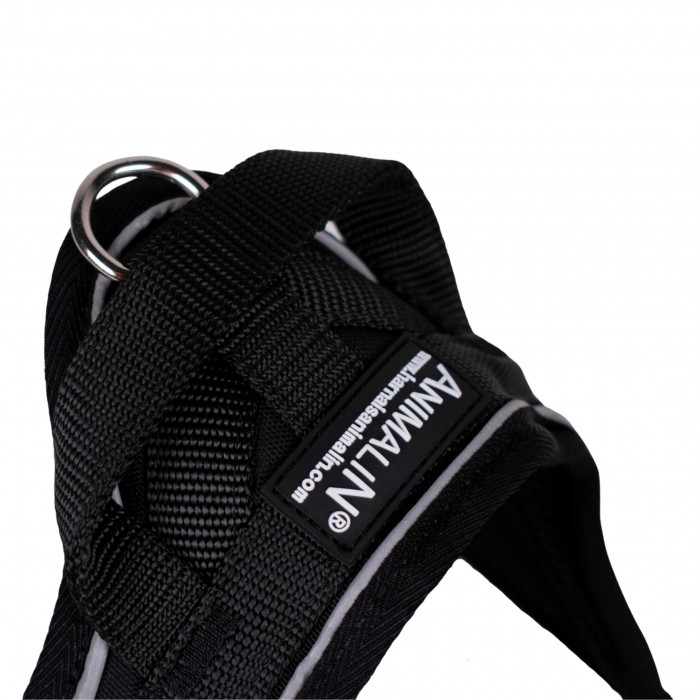 -25% Tailles XXS et XS – Harnais Animalin® REFLEX Noir