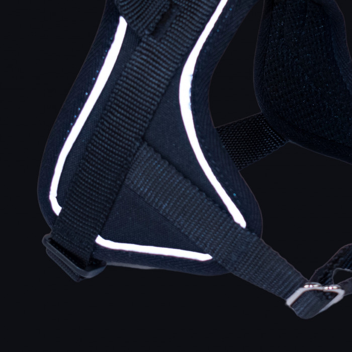 -25% Tailles XXS et XS – Harnais Animalin® REFLEX Noir