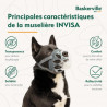 Muselière Baskerville transparente (Invisa)