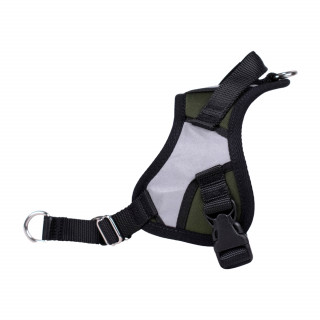 -20% Kit Harnais Animalin® REFLEX PLUS Kaki + Laisse Classic ANIMALIN 120 cm (5 tailles)