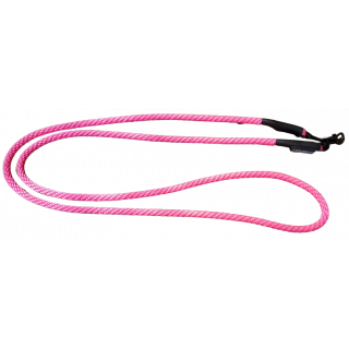 -35% Laisse Double connexion Mousq. Noir - 190 cm – 2 diam./Coloris Rose