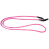 -40% Laisse Double connexion Mousq. Noir - 190 cm – 2 diam./Coloris Rose