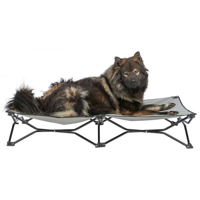 Lit de camping pour chiens (Taille unique 120 × 22 × 60 cm)
