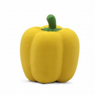 Jouet sonore pour chien en latex Veggie (poivron jaune)