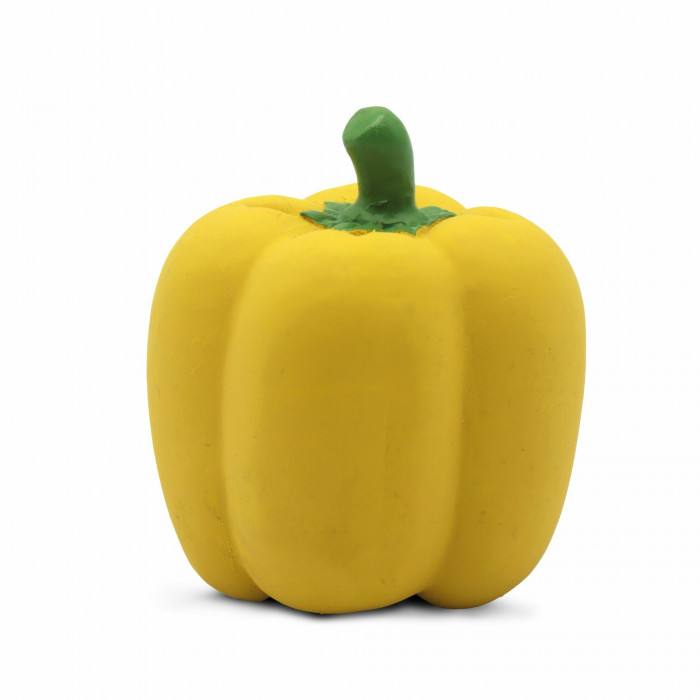 Jouet sonore pour chien en latex Veggie (poivron jaune)