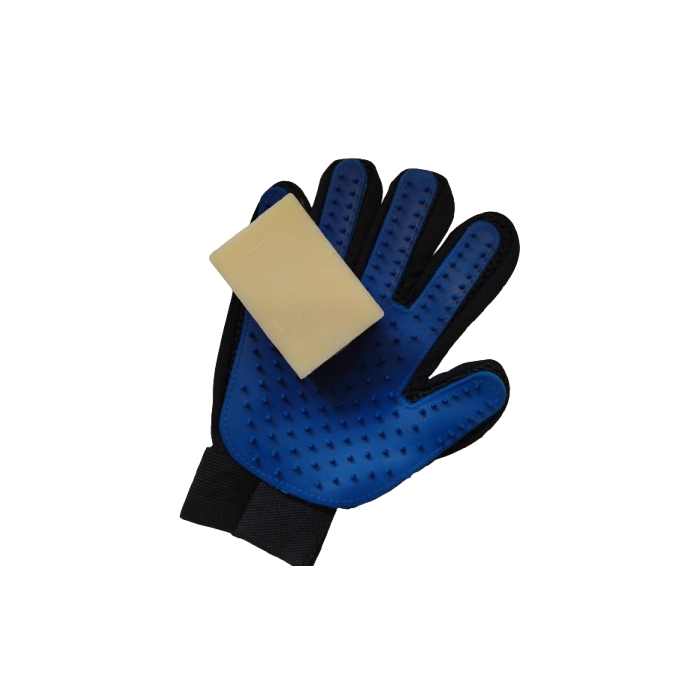 Kit Gant magique de toilettage (Droitier) + Savon surgras