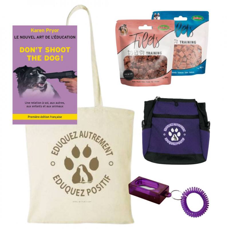 -10% KIT Spécial Éducation (Livre + Pochette + Clicker + Bracelet + Récompenses)