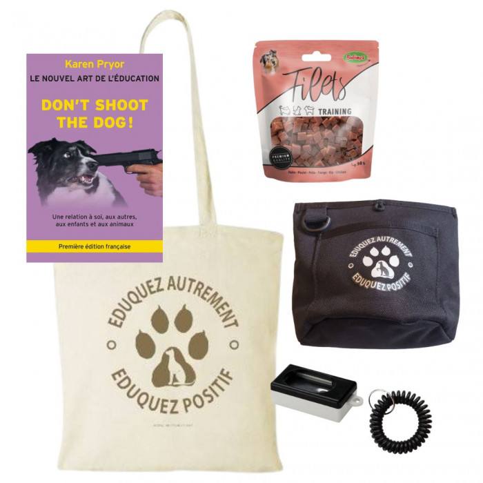 -10% KIT Spécial Éducation (Livre + Pochette + Clicker + Bracelet + Récompenses)