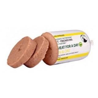 Saucisse 100 % naturelle Poulet/Riz – Viande 1re qualité (Meat For A Day 500g)